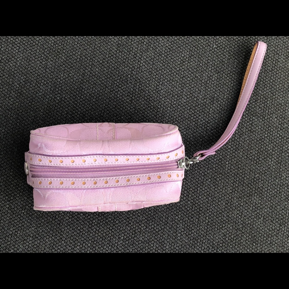 Coach mini wristlet